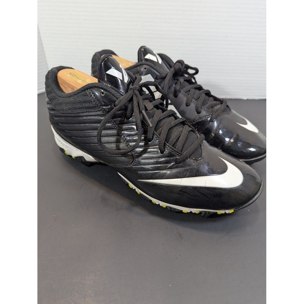 Nike Men's Vapor Shark 643162-010 Black Lace Up Football‎ Cleats Size 8.5
